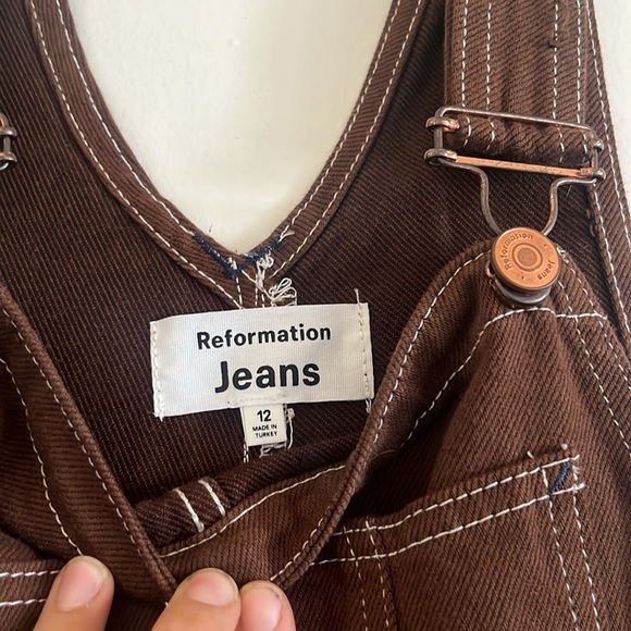 Reformation Milo Utility Overalls - Picture 2 of 3